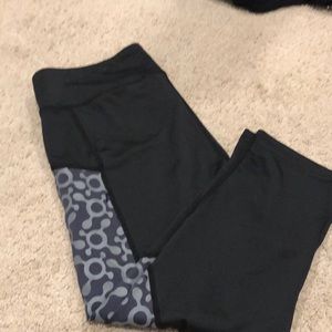 Orange Theory Cropped Leggings